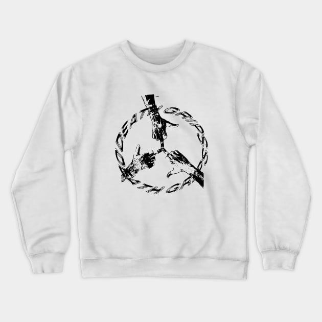 Peace Gold Crewneck Sweatshirt by Ac Vai